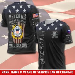 US Coast Guard, E 6 Gold - T-Shirt