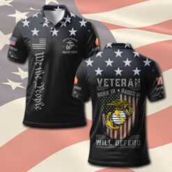 US Marine Corps, Never Retreat, Never Surrender - Polo Shirt