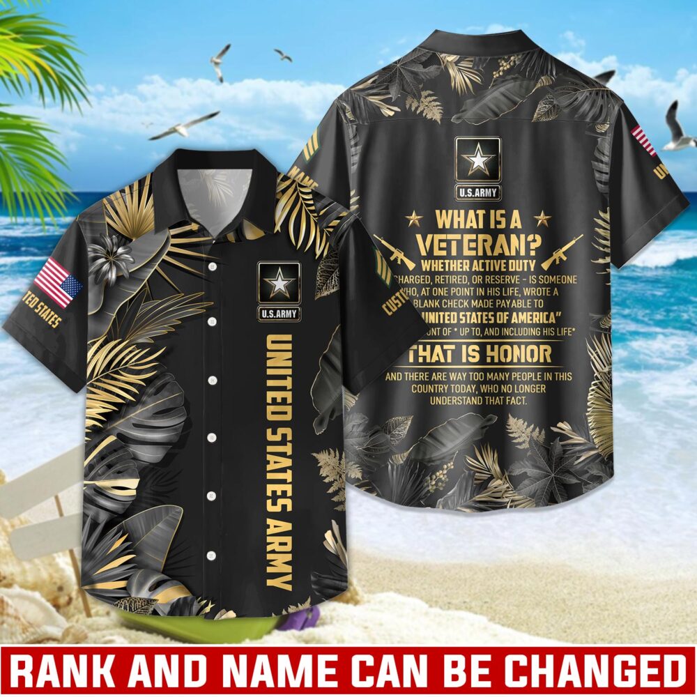 US Army, O 6 Army Colonel - Hawaii Shirt