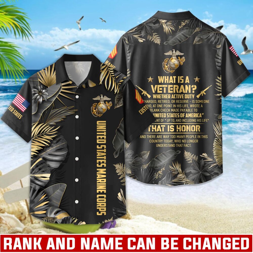 US Marine Corps, First to Fight - Hawaii Shirt
