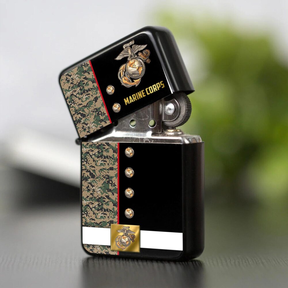 US Marine Corps, Land Of The Free, Because Of The Brave - Lighter - Image 2
