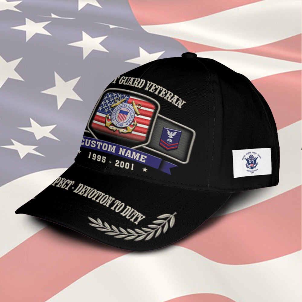 US Coast Guard, E 7 Red - Classic Cap - Image 2