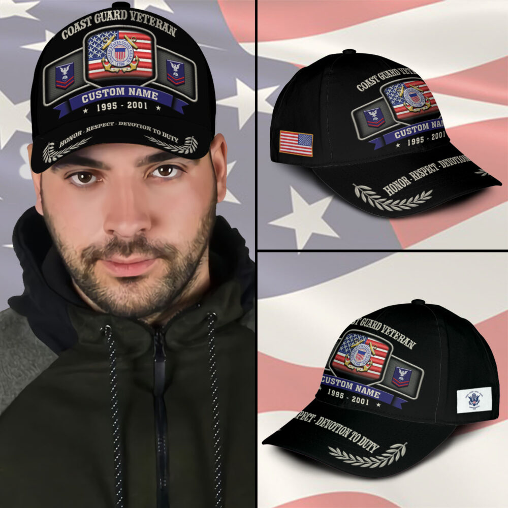 US Coast Guard, E 7 Red - Classic Cap - Image 3