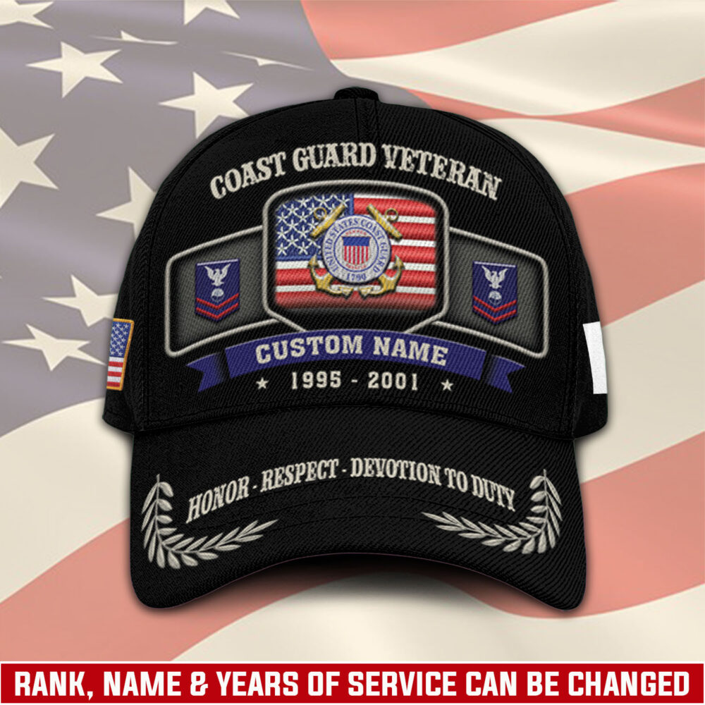 US Coast Guard, E 7 Red - Classic Cap
