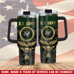 US Army, Lest We Forget - Stainless Steel Tumbler 40oz