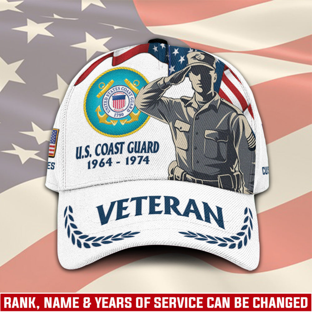 US Coast Guard, E 4 Gold - Classic Cap