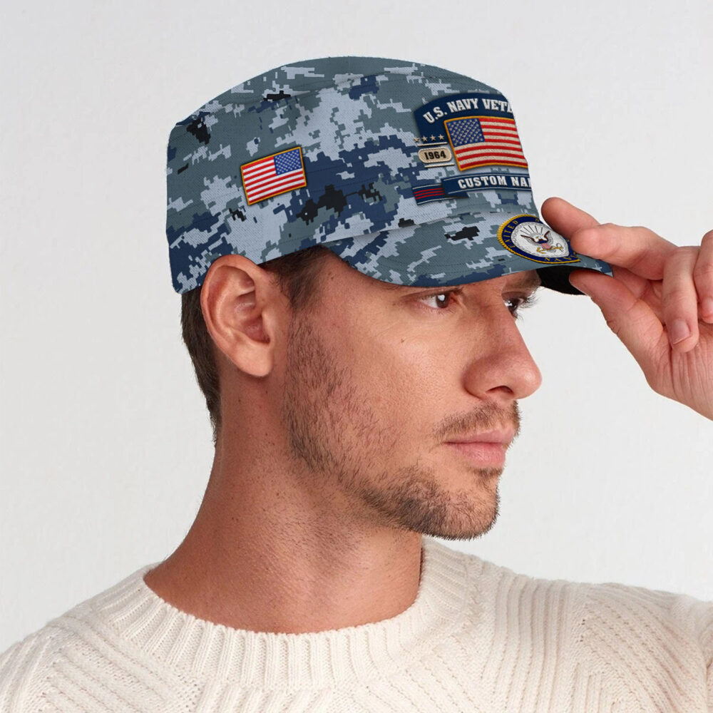 US Navy, E 7 Red - Military Cap - Image 3