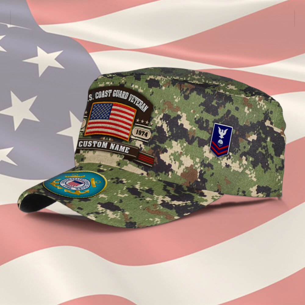US Coast Guard, E 2 Blue - Military Cap - Image 2