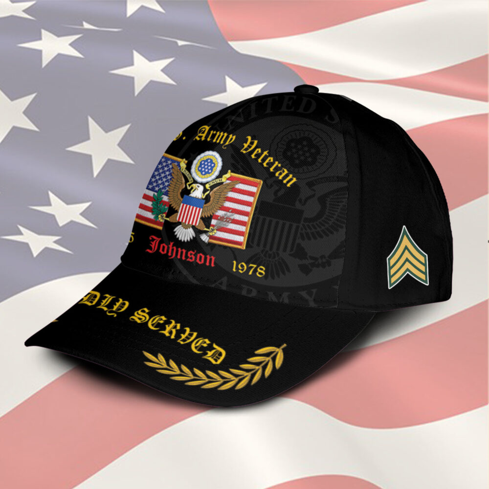 US Army, E 9 Army Sergeant Major - Classic Cap - Image 2