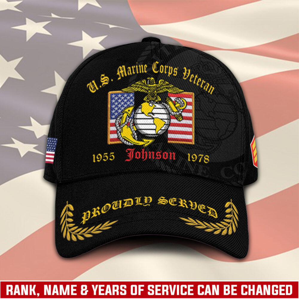 US Marine Corps, E 7 Marines Gunnery Sergeant - Classic Cap