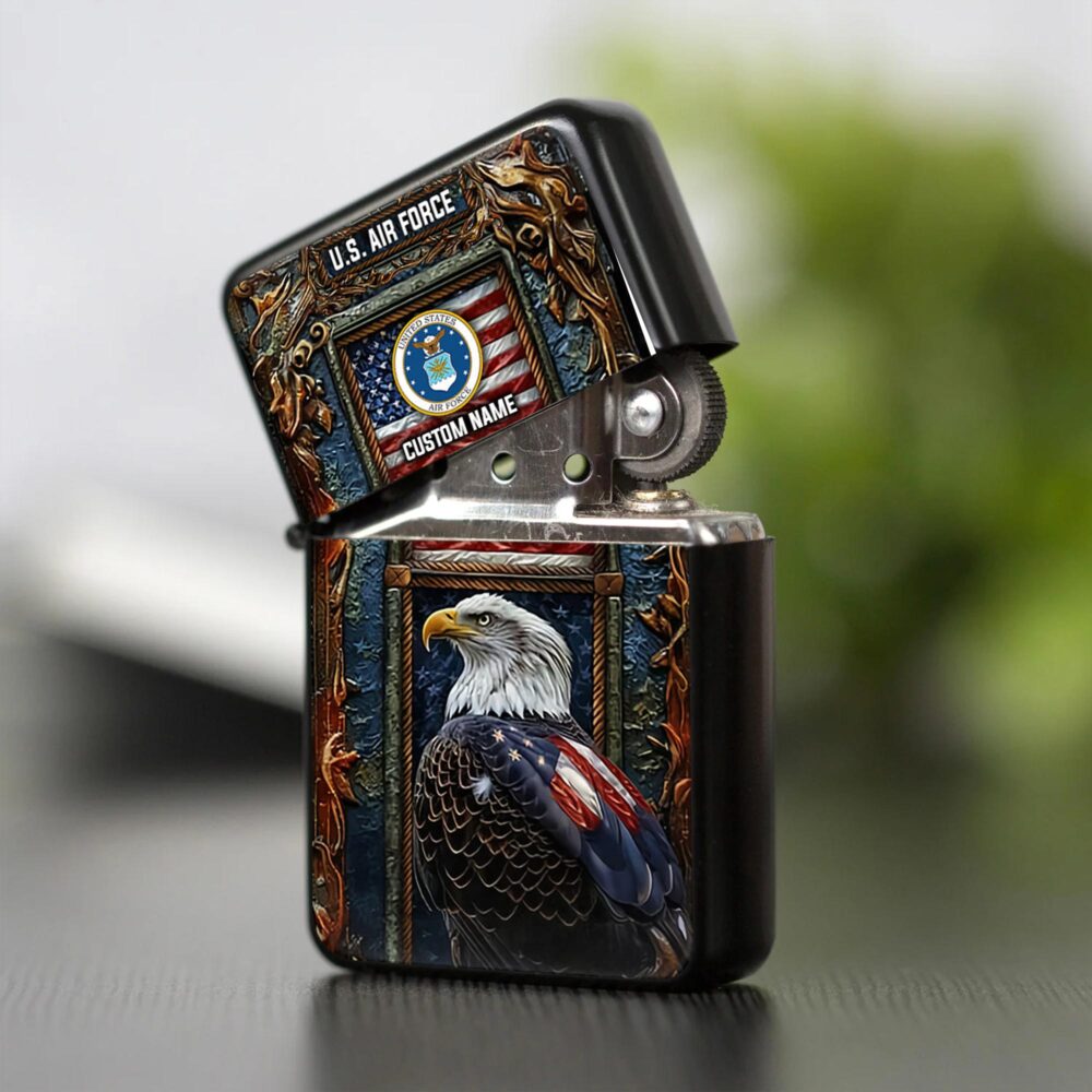 US Air Force , American By Birth, Veteran By Choice - Lighter - Image 2