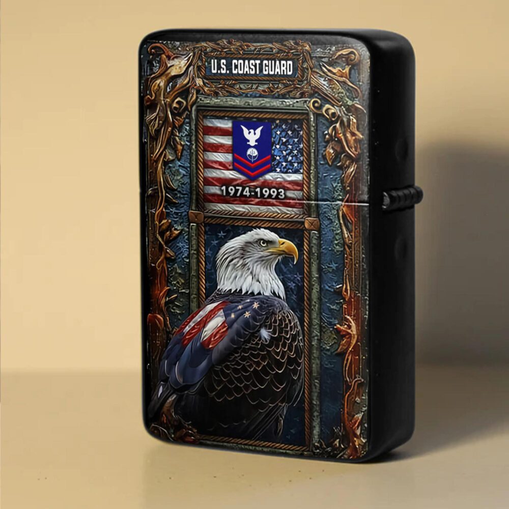 US Coast Guard, E 8 Gold - Lighter - Image 3