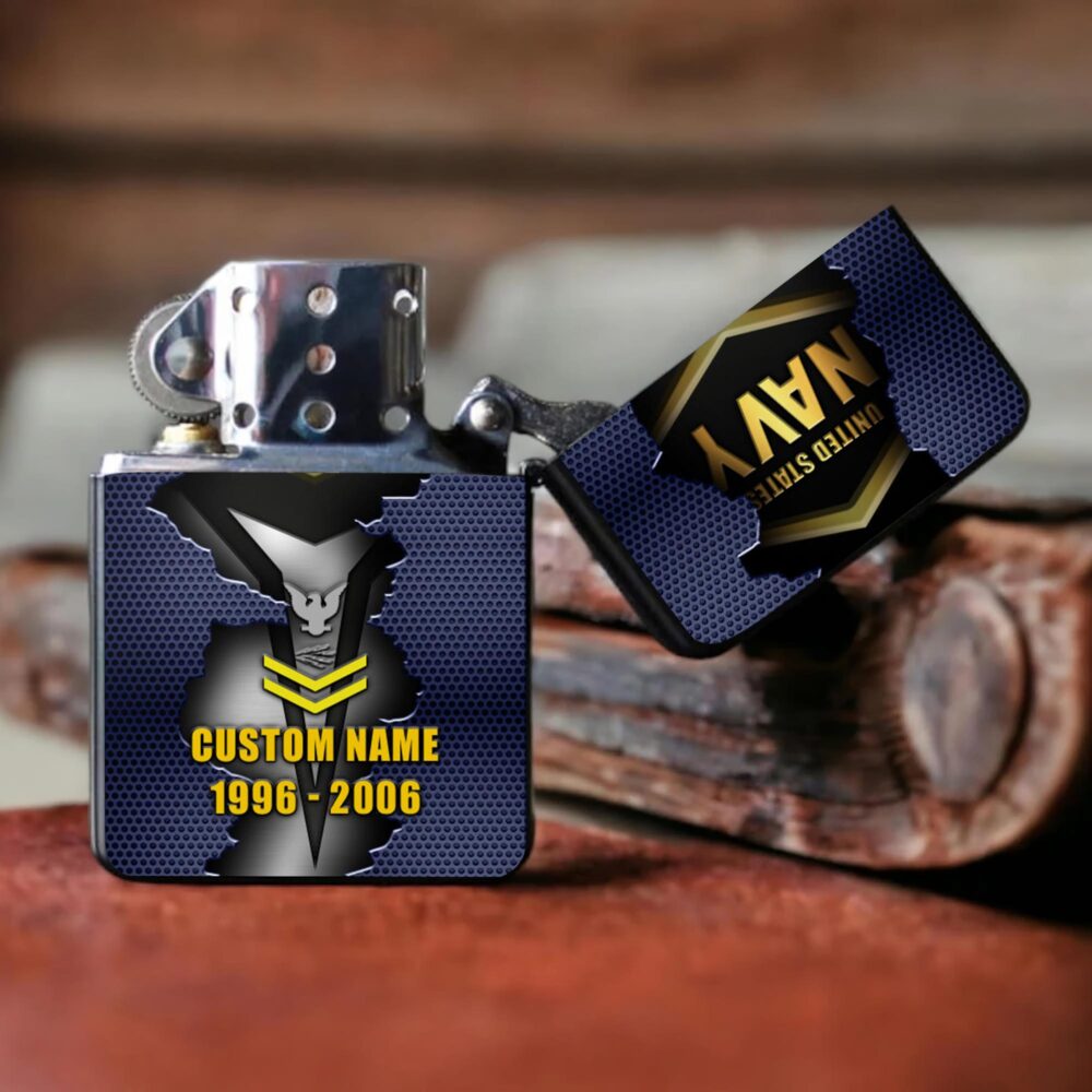US Navy, E 6 Gold - Lighter - Image 3