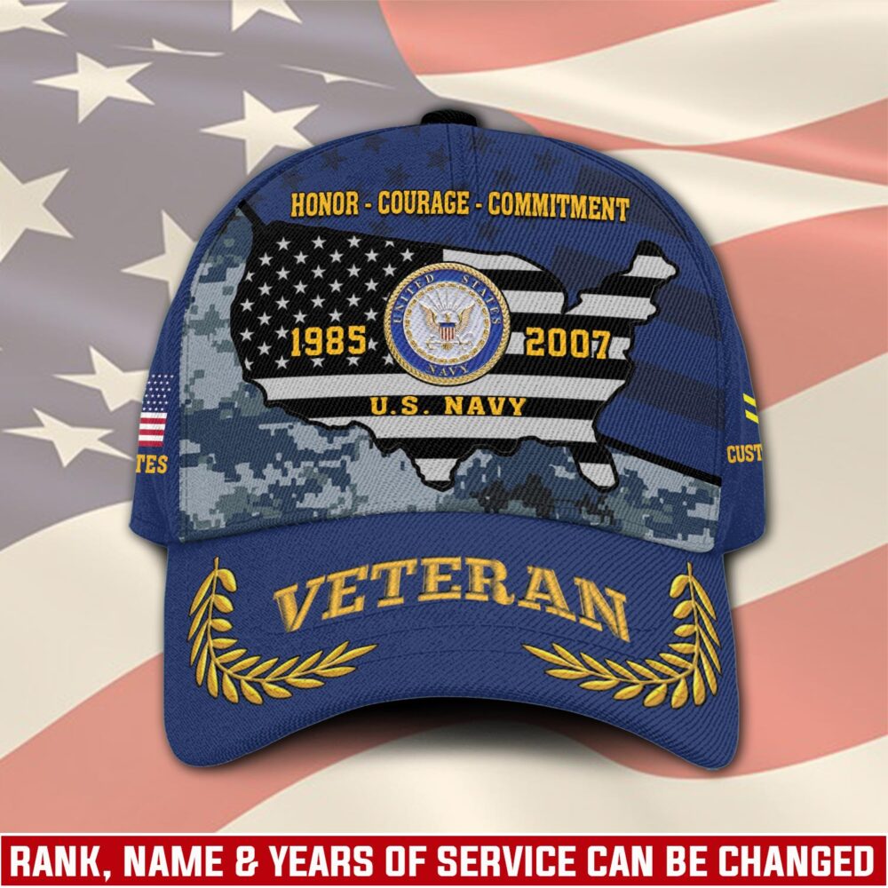 US Navy, E 7 Red - Classic Cap