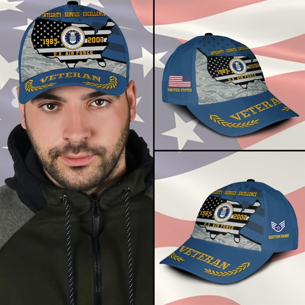 US Air Force, Freedom Over Fear - Classic Cap - Image 3