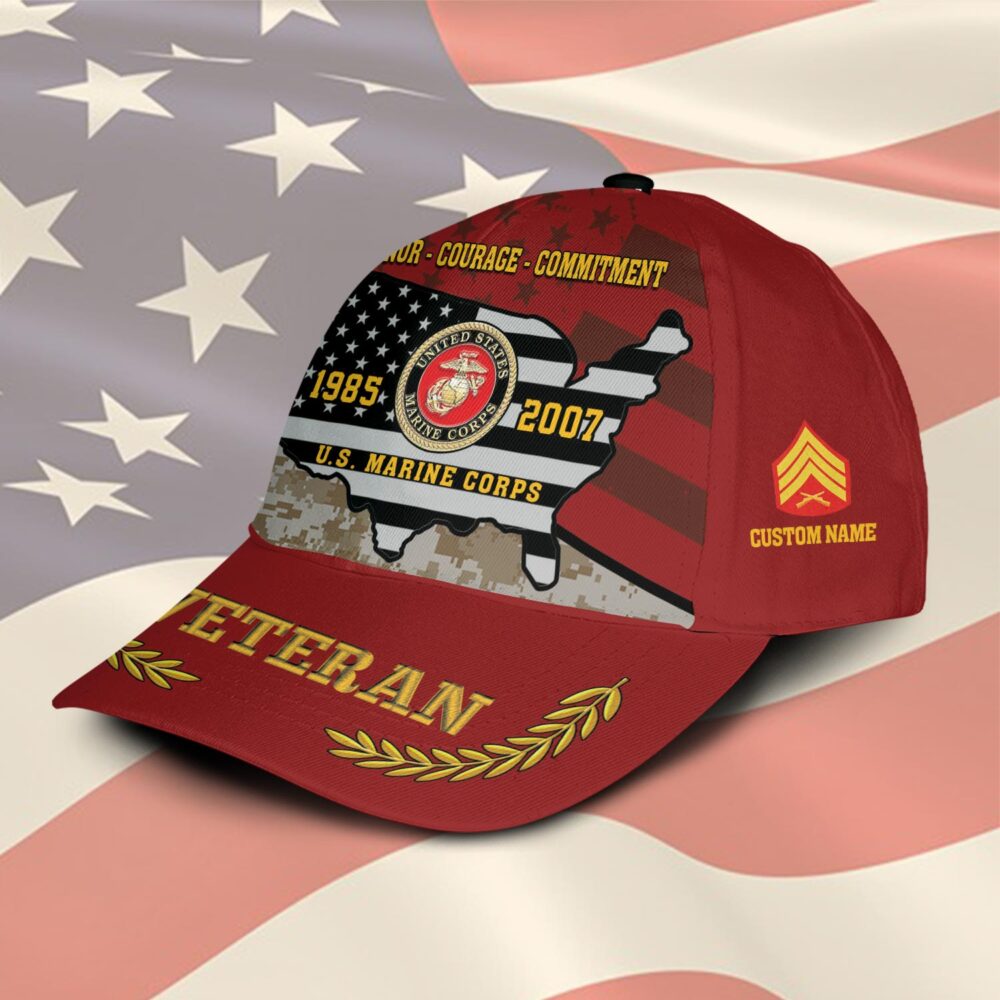 US Marine Corps, O 2 Marines First Lieutenant - Classic Cap - Image 2