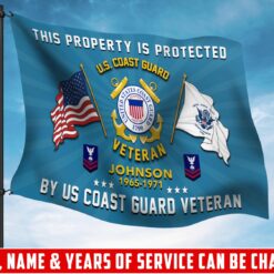 US Coast Guard, No One Fights Alone - Flying Flag 5×8 Feet(152×244 Cm)