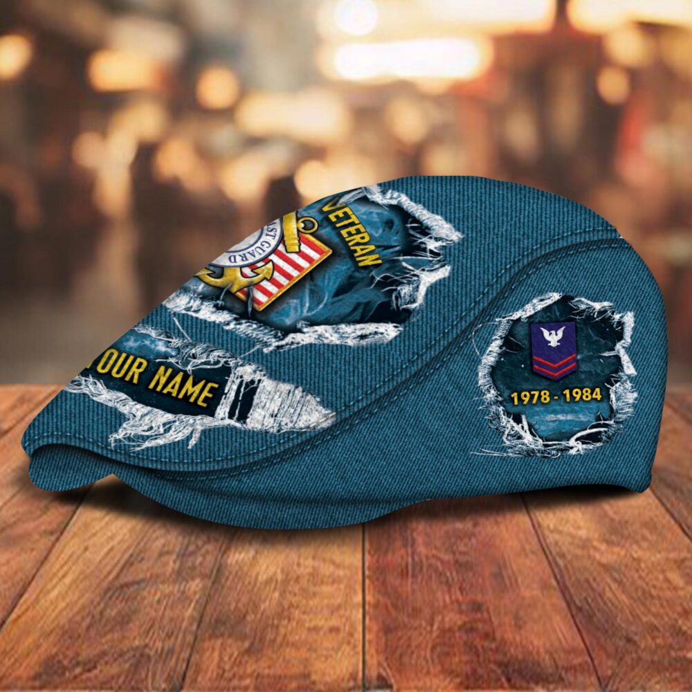 US Coast Guard, E 7 Red - Jeff Cap - Image 2