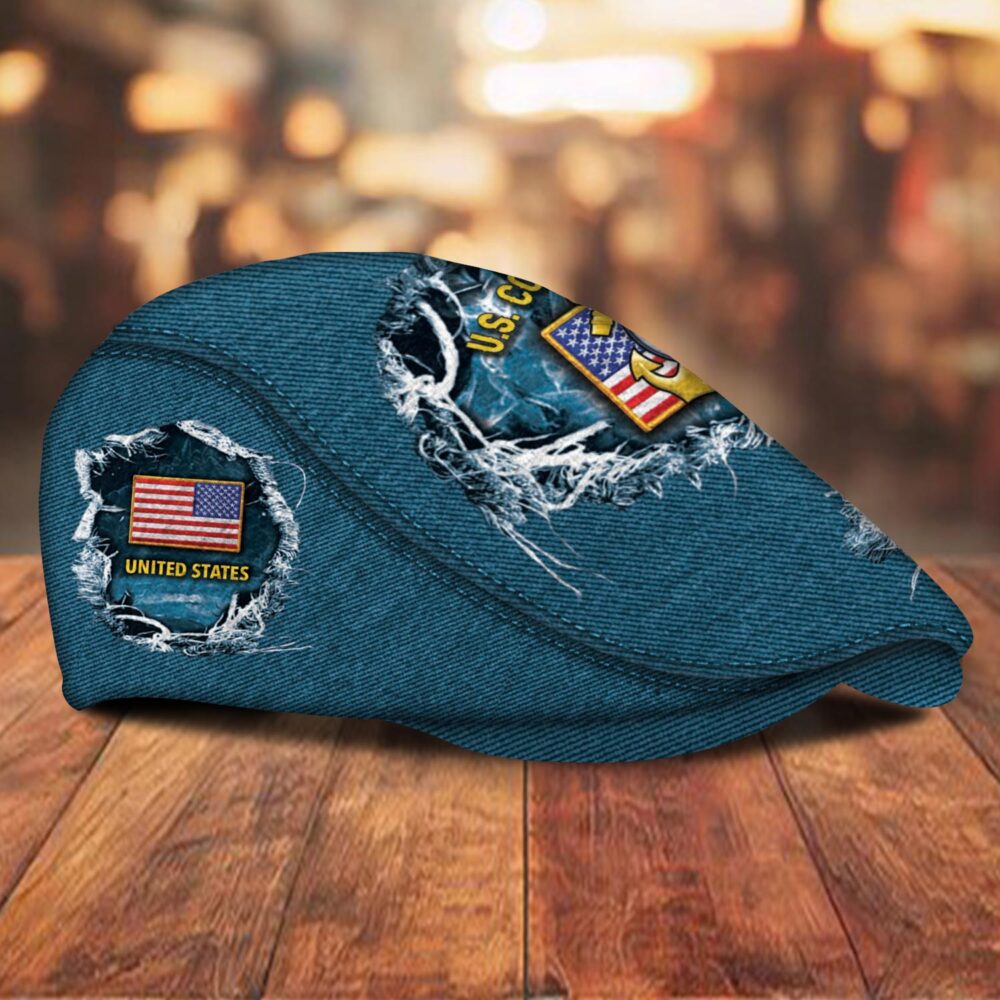 US Coast Guard, E 7 Red - Jeff Cap - Image 3