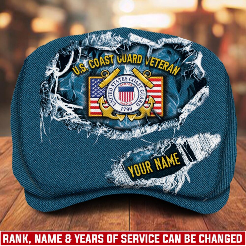 US Coast Guard, E 7 Red - Jeff Cap
