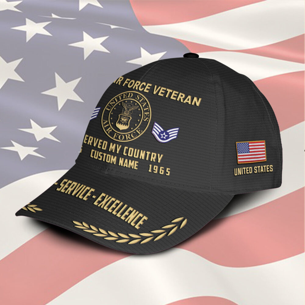 US Air Force, E 9 Air Force Chief Master Sergeant - Classic Cap - Image 2