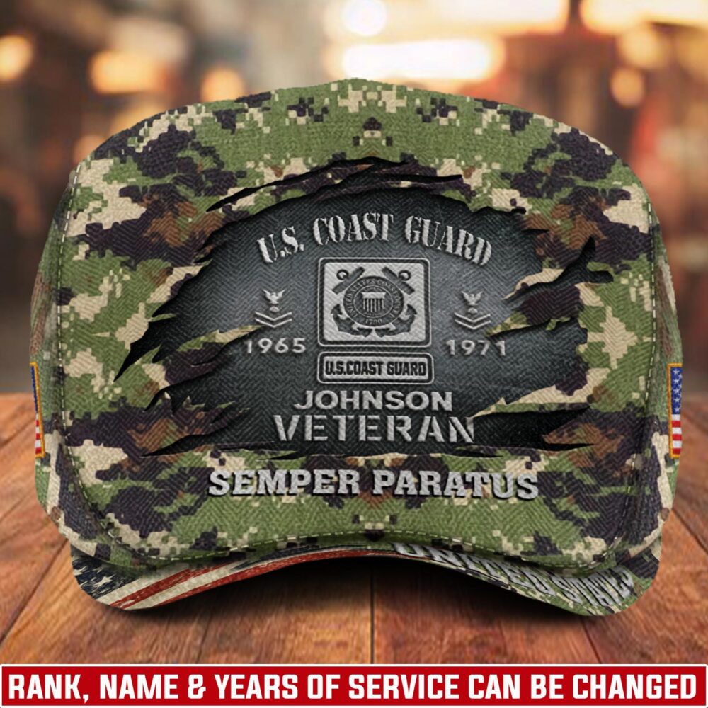 US Coast Guard, E 2 White - Jeff Cap