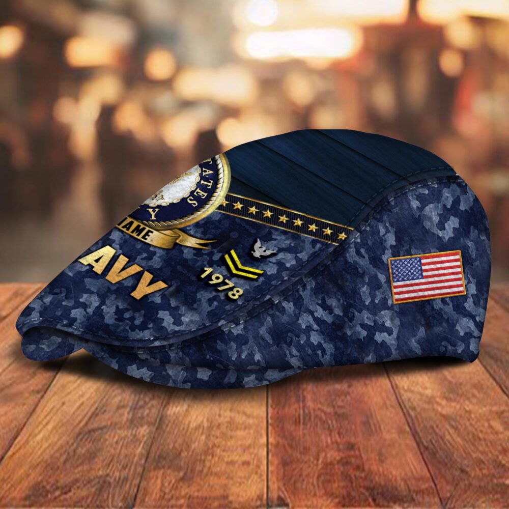 US Navy, E 6 Gold - Jeff Cap - Image 2