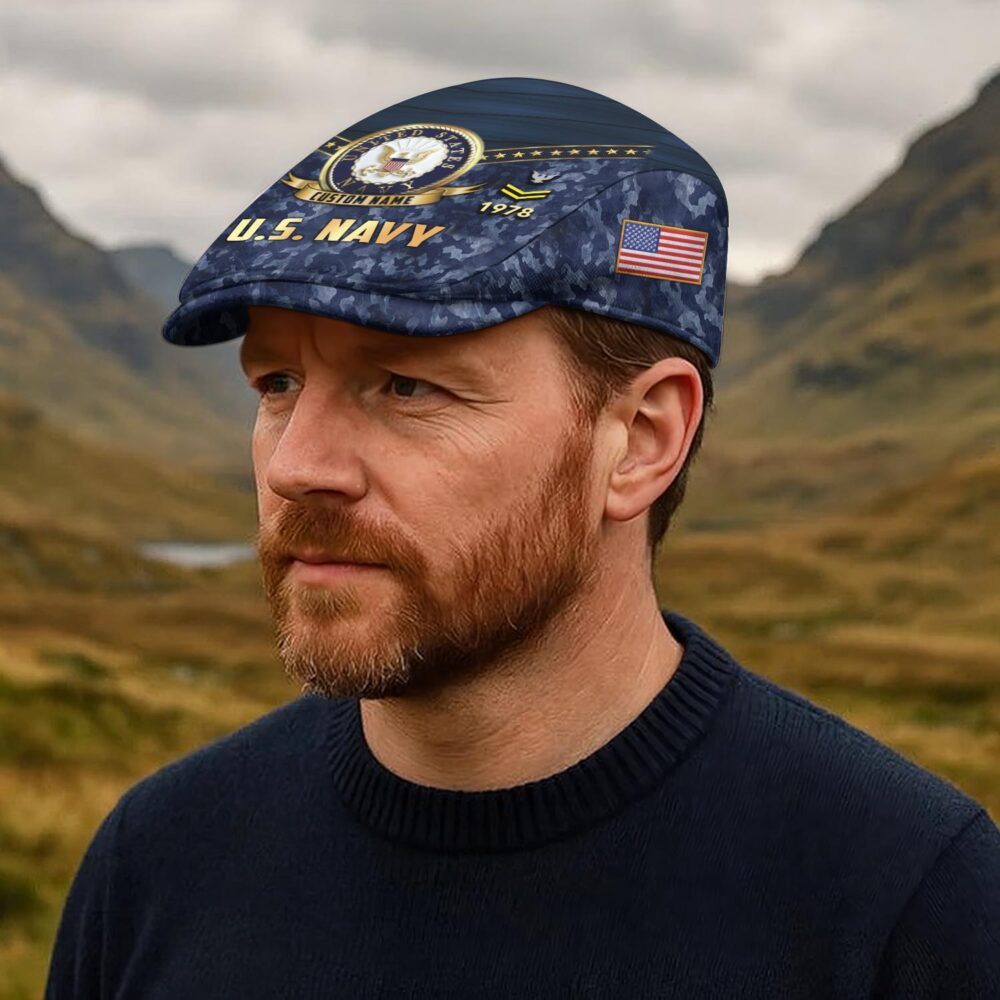 US Navy, E 6 Gold - Jeff Cap - Image 4