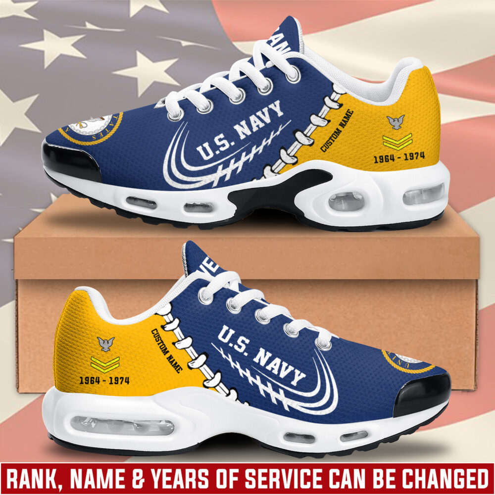 US Navy, E 7 Red - Air Max Plus Shoes
