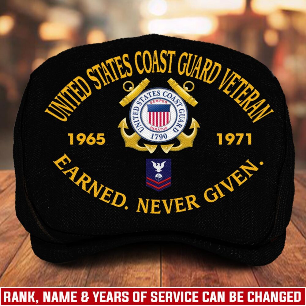 US Coast Guard, E 6 Red - Jeff Cap