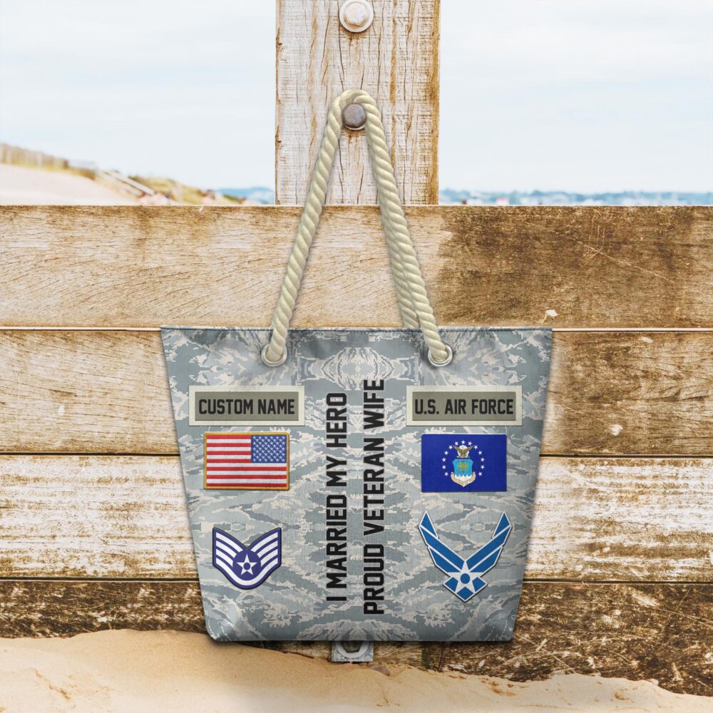 US Air Force, Honor The Fallen - Beach Bag - Image 2