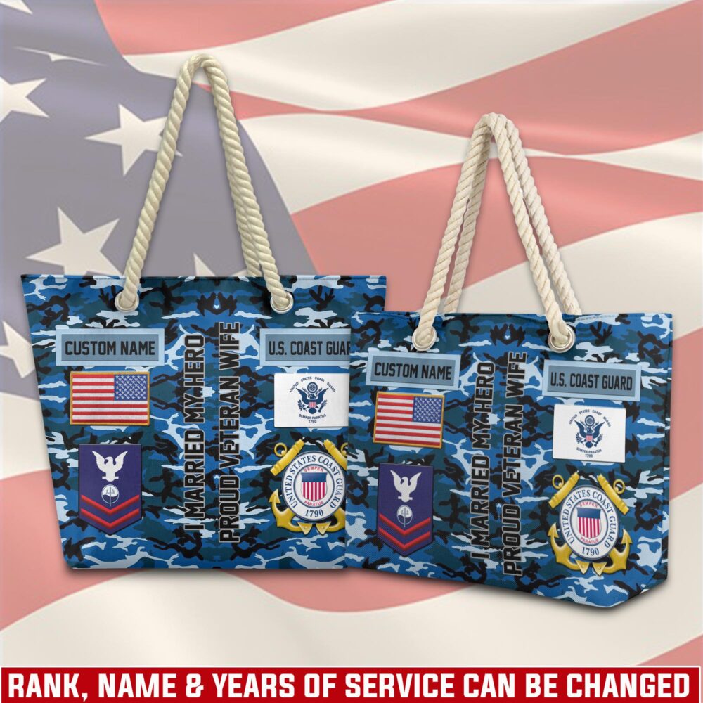 US Coast Guard, Freedom Isn't Free - Beach Bag