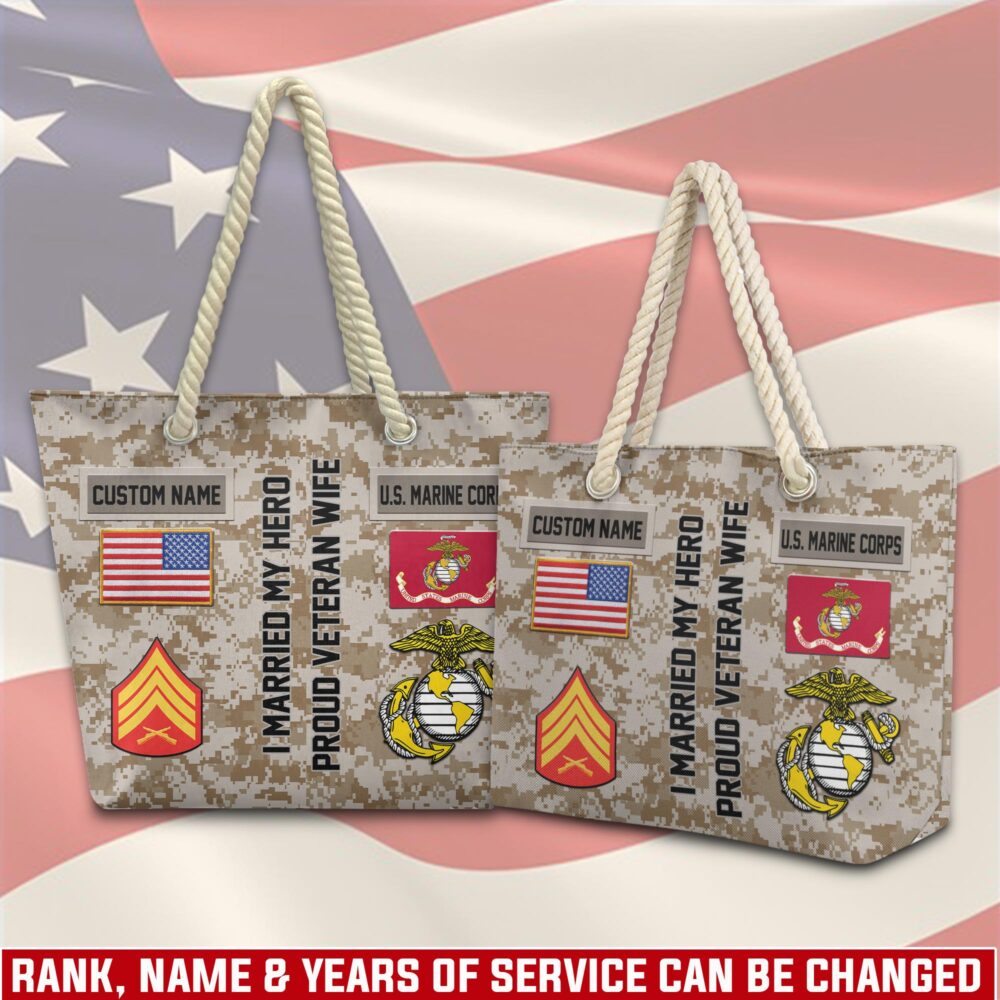 US Marine Corps, All Gave Some, Some Gave All - Beach Bag
