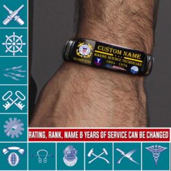 Coast Guard Rating, Honor, Duty, Service - Bracelet