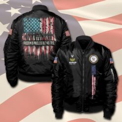 US Navy, No One Fights Alone - Bomber Jacket