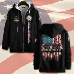 US Navy, E 6 Gold - Zip Hoodie