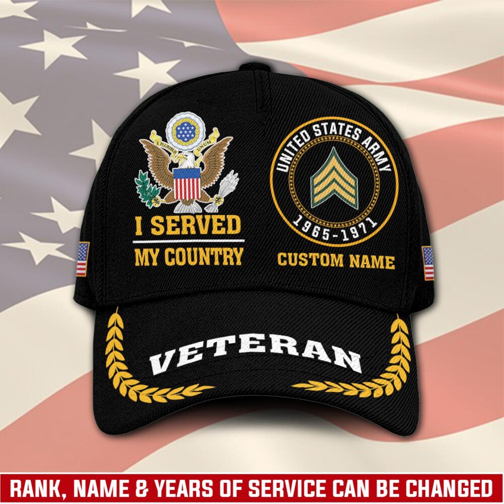 US Army, E 7 Army Sergeant First Class - Classic Cap