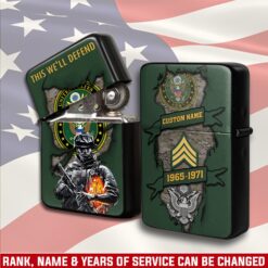 US Army, Remember - Honor - Respect - Lighter