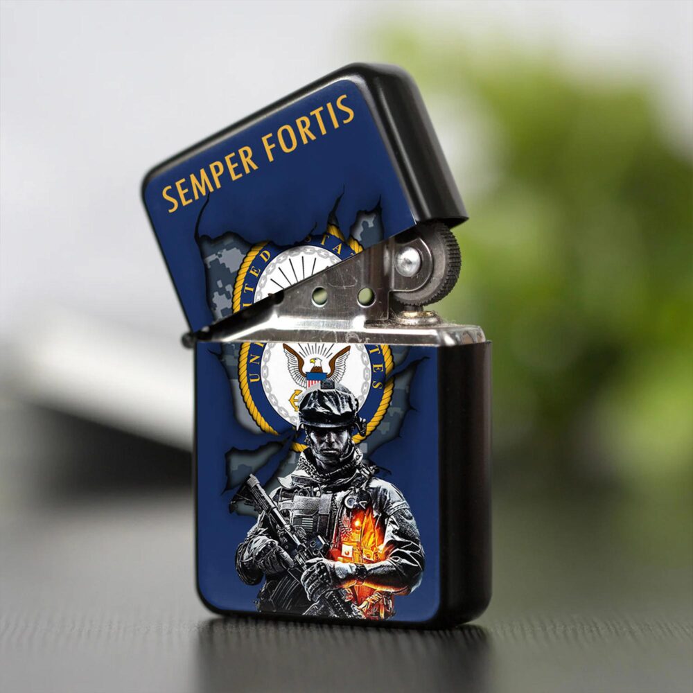 US Navy, E 4 Gold - Lighter - Image 2