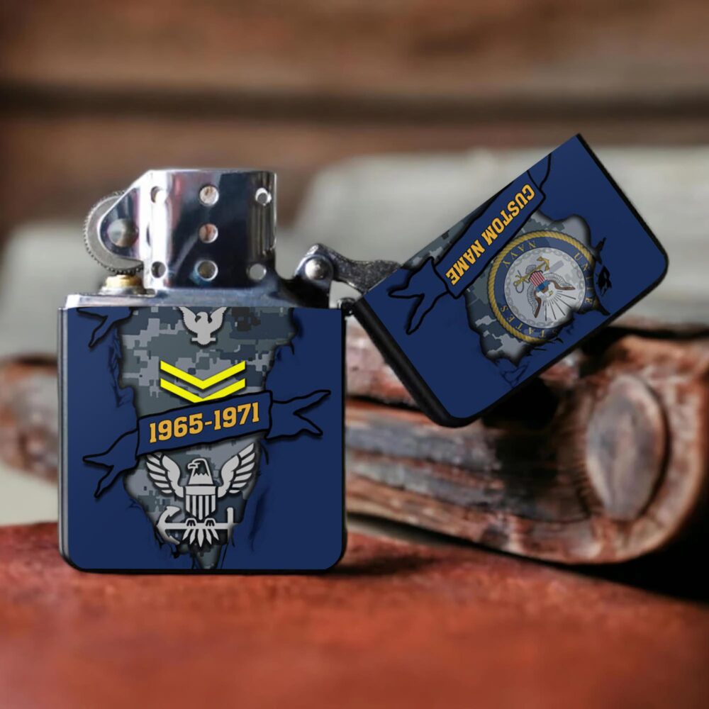 US Navy, E 4 Gold - Lighter - Image 3
