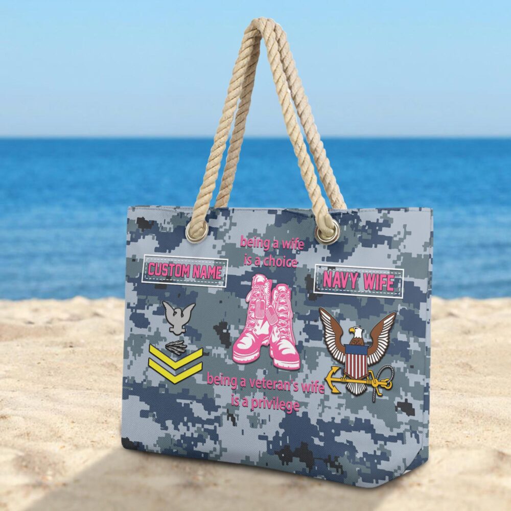 US Navy, Semper Fortis - Beach Bag - Image 3