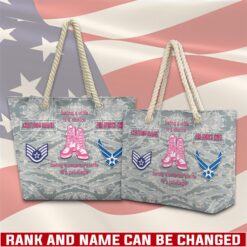 US Air Force, Service Before Self - Beach Bag