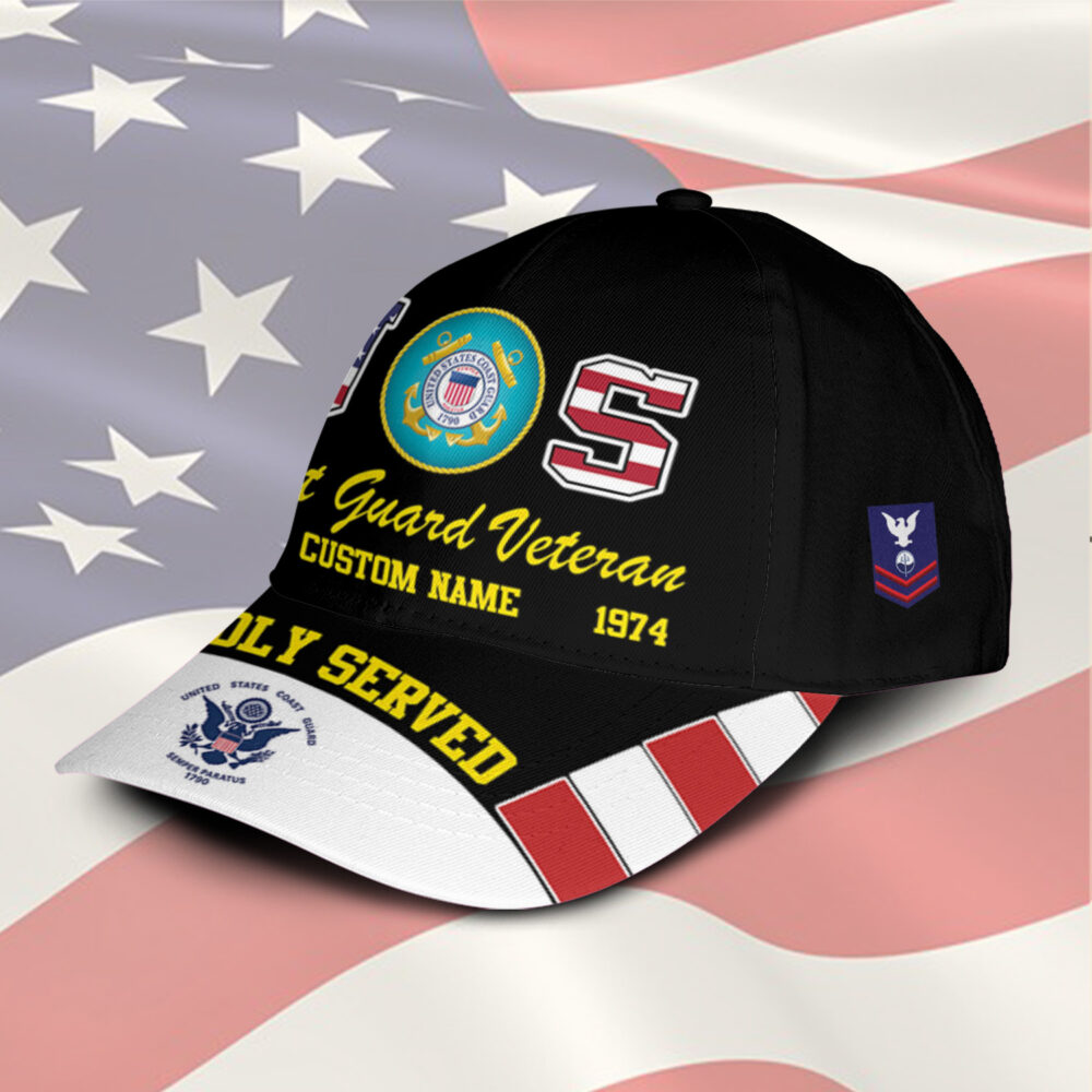 US Coast Guard, E 2 White - Classic Cap - Image 2