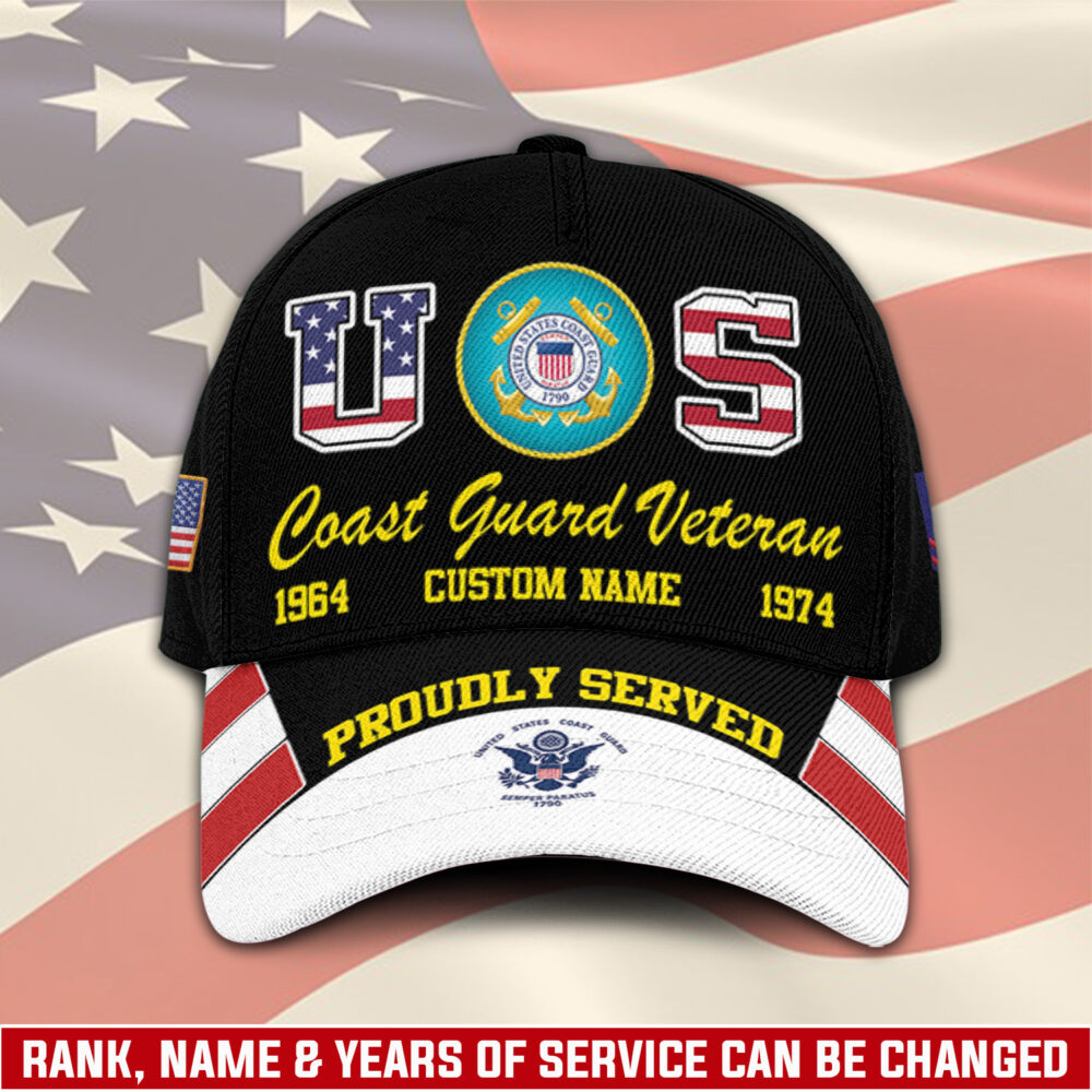 US Coast Guard, E 2 White - Classic Cap