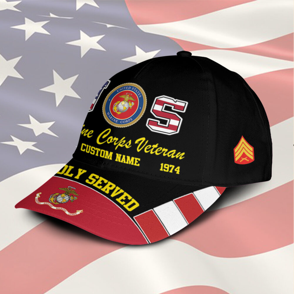 US Marine Corps, Proud To Have Served - Classic Cap - Image 2