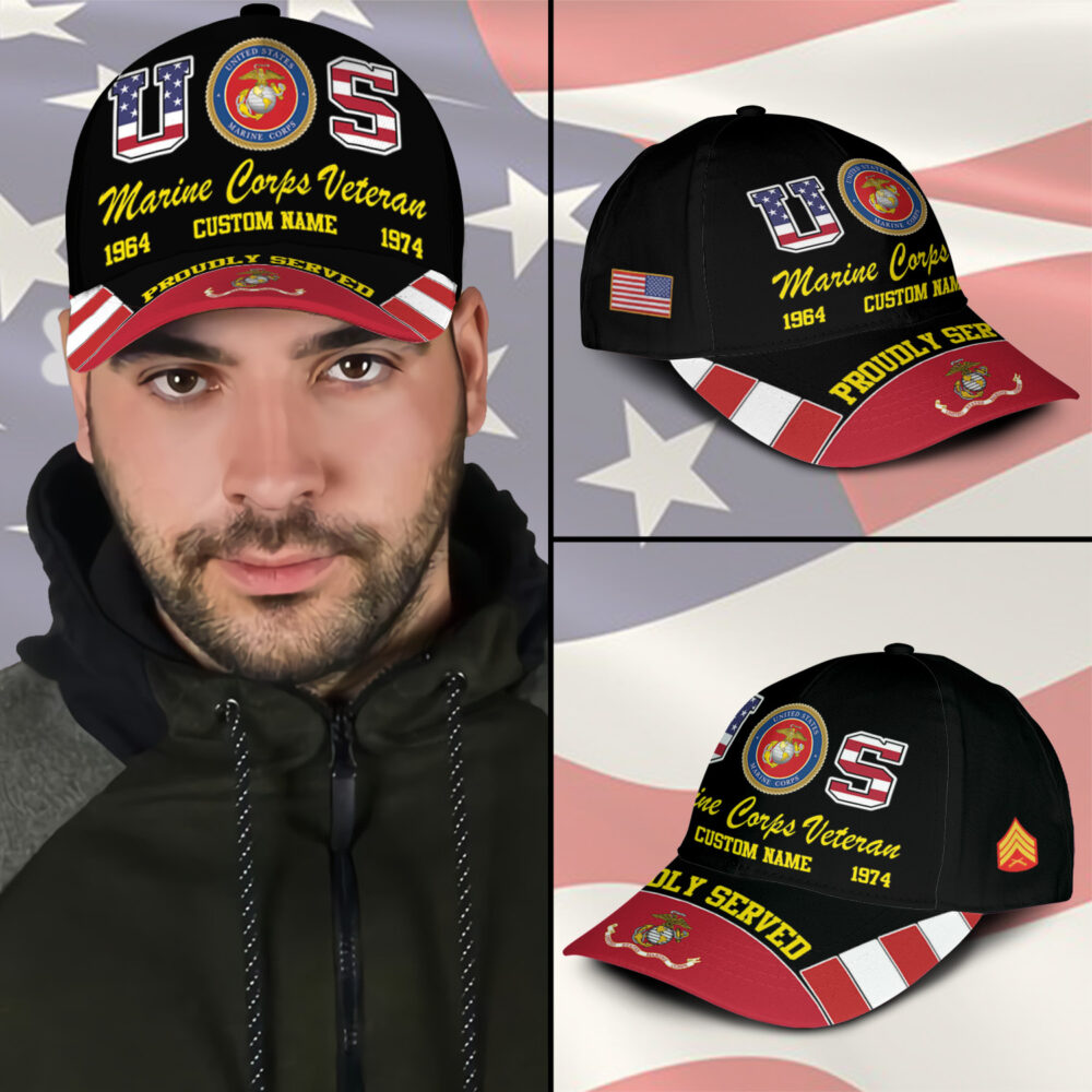 US Marine Corps, Proud To Have Served - Classic Cap - Image 3