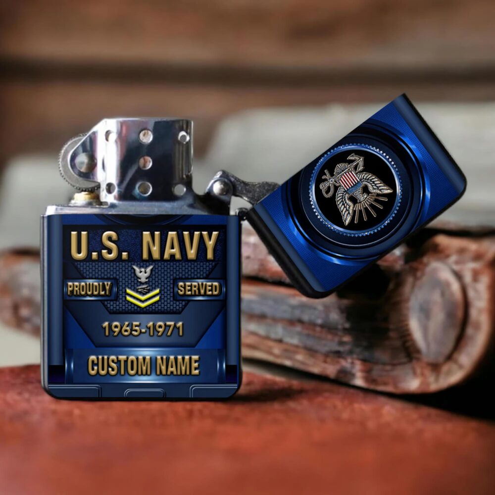 US Navy, E 4 Gold - Lighter - Image 3
