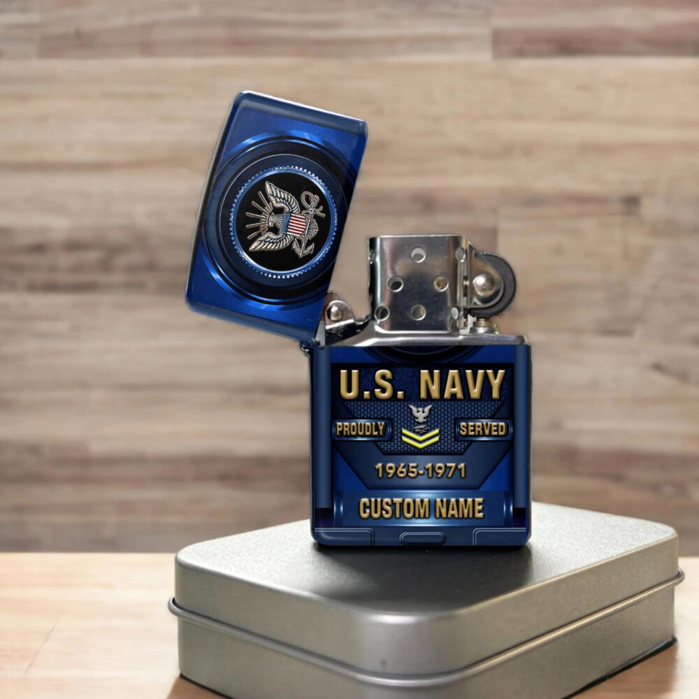 US Navy, E 4 Gold - Lighter - Image 4