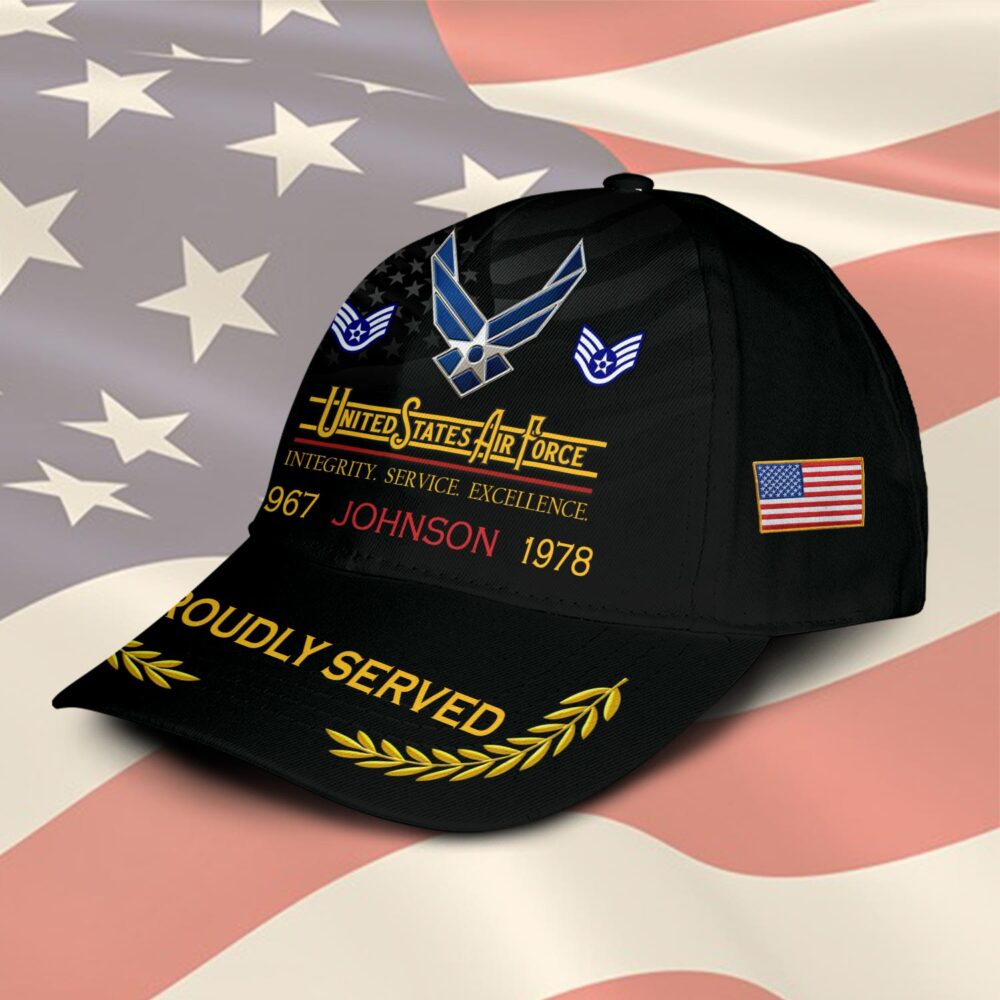 US Air Force, Duty, Honor, Country - Classic Cap - Image 2
