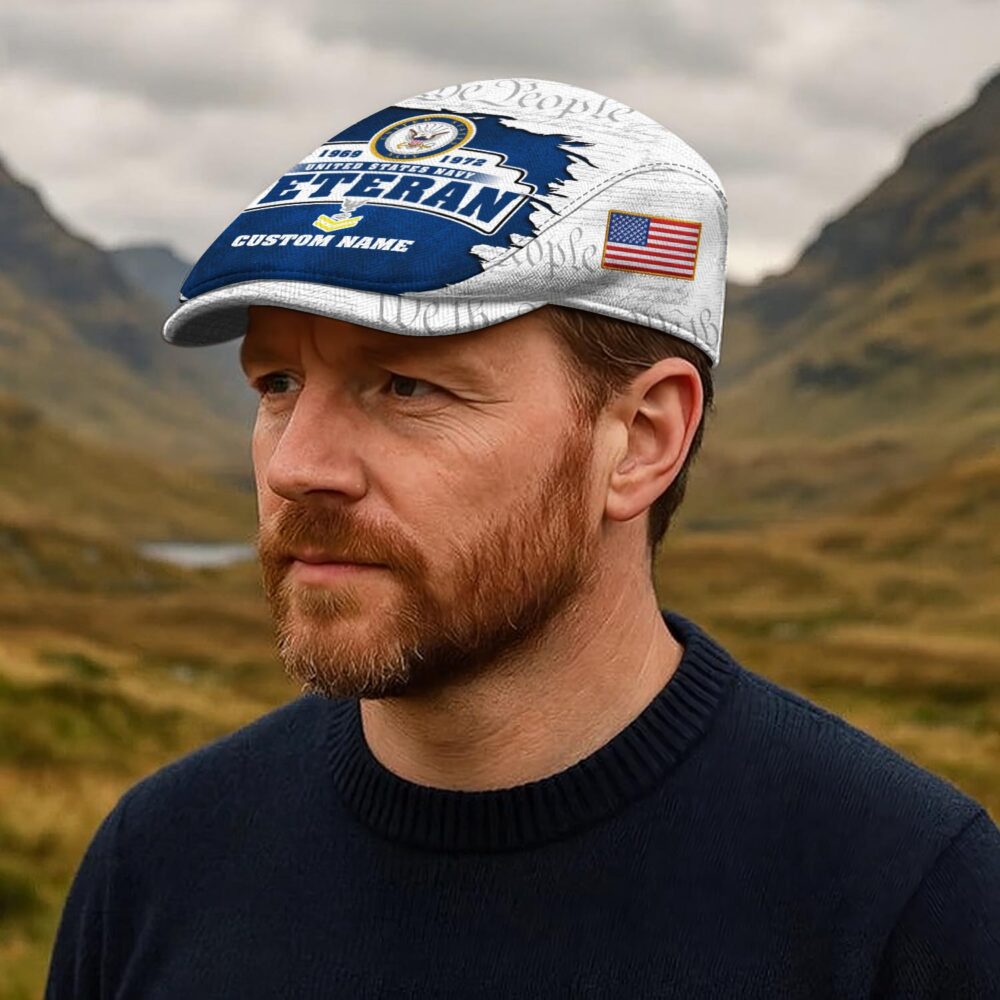 US Navy, E 9 Gold - Jeff Cap - Image 4